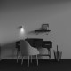 - Calipso - Ribbed White Wall Lamp Maytoni-C106WL-01-GU10-W - Calipso - Ribbed White Wall Lamp