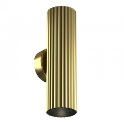 Calipso - Brass Ribbed Up & Down Wall Lamp Calipso - Brass Ribbed Up & Down Wall Lamp