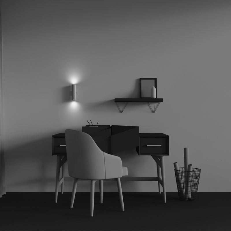 Wall Lights - Calipso - Brass Ribbed Up & Down Wall Lamp Maytoni-C106WL-02-GU10-BS - Calipso - Brass Ribbed Up & Down Wall Lamp