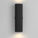 Wall Lights - Calipso - Black Ribbed Up & Down Wall Lamp Maytoni-C106WL-02-GU10-B - Calipso - Black Ribbed Up & Down Wall Lamp