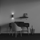 Wall Lights - Calipso - Black Ribbed Up & Down Wall Lamp Maytoni-C106WL-02-GU10-B - Calipso - Black Ribbed Up & Down Wall Lamp