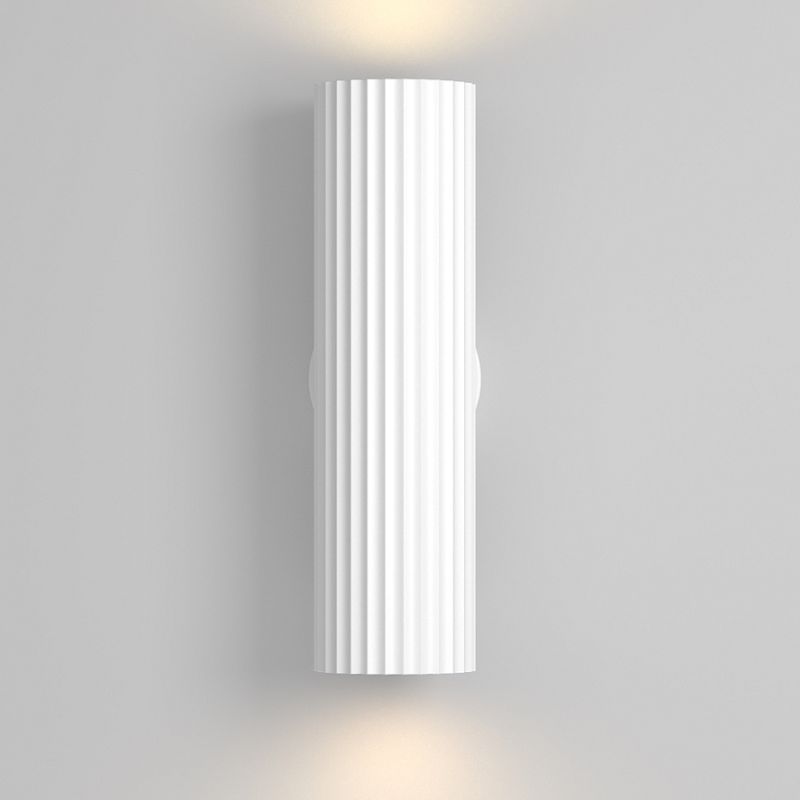 - Calipso - White Ribbed Up & Down Wall Lamp Maytoni-C106WL-02-GU10-W - Calipso - White Ribbed Up & Down Wall Lamp