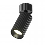 Calipso - Adjustable Ribbed Black Spotlight Ø 5.6 cm Calipso - Adjustable Ribbed Black Spotlight Ø 5.6 cm
