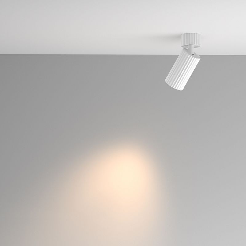- Calipso - Adjustable Ribbed White Spotlight Ø 5.6 cm Maytoni-C108CL-01-GU10-W - Calipso - Adjustable Ribbed White Spotlight Ø 5.6 cm
