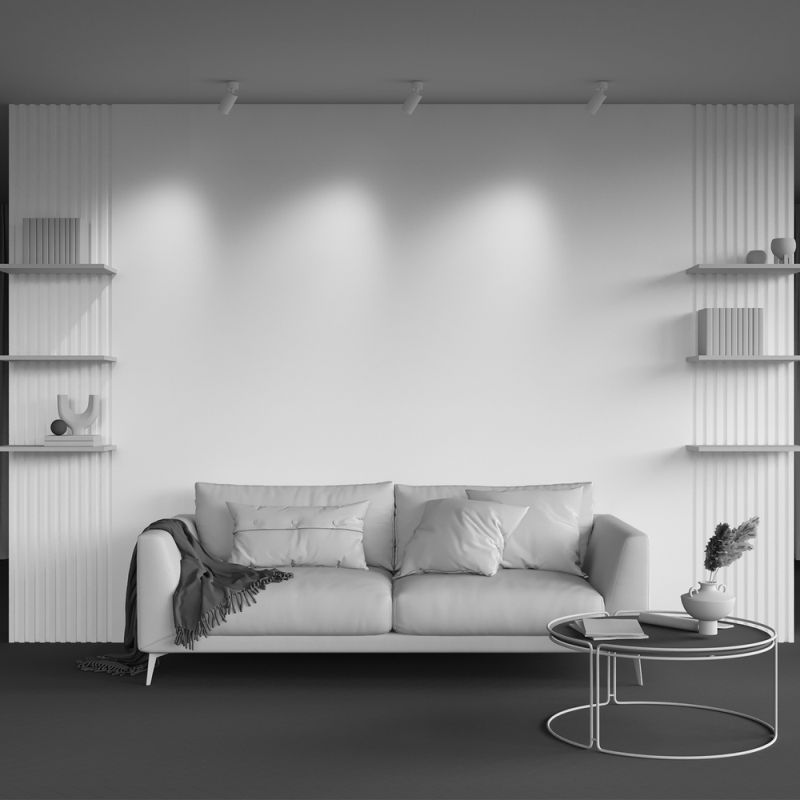 - Calipso - Adjustable Ribbed White Spotlight Ø 5.6 cm Maytoni-C108CL-01-GU10-W - Calipso - Adjustable Ribbed White Spotlight Ø 5.6 cm