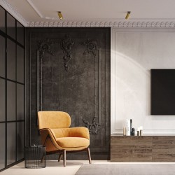 Calipso - Adjustable Ribbed Brass & Black Recessed Spotlight Calipso - Adjustable Ribbed Brass & Black Recessed Spotlight