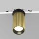 - Calipso - Adjustable Ribbed Brass & Black Recessed Spotlight Maytoni-C110CL-01-GU10-BS - Calipso - Adjustable Ribbed Brass & Black Recessed Spotlight