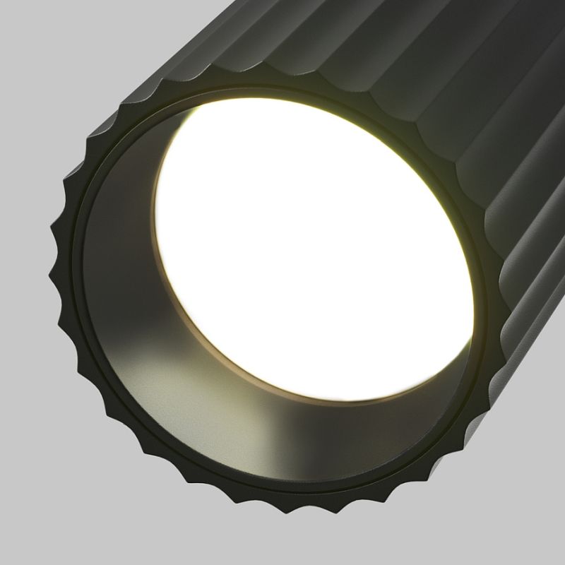 - Calipso - Adjustable Ribbed Black Recessed Spotlight Maytoni-C110CL-01-GU10-B - Calipso - Adjustable Ribbed Black Recessed Spotlight
