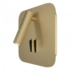Ios 176 - Matt Gold Metal LED Wall Lamp Ios 176 - Matt Gold Metal LED Wall Lamp