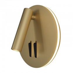 Ios 176 - Matt Gold Metal LED Wall Lamp Ios 176 - Matt Gold Metal LED Wall Lamp