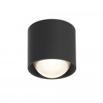 Lens - Surface-Mounted Black Spotlight Ø 9 cm IP44