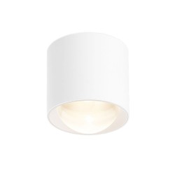 Lens - Surface-Mounted White Spotlight Ø 9 cm IP44