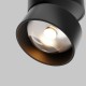 Maytoni-C220CL-12W3K-B - Lens - Black Surface-mounted Spotlight Ø 9 cm
