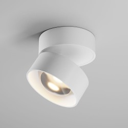 Lens - White Surface-mounted Spotlight Ø 9 cm