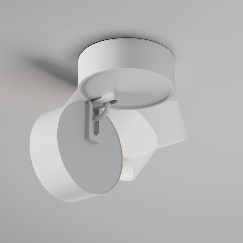 Maytoni-C220CL-12W3K-W - Lens - White Surface-mounted Spotlight Ø 9 cm