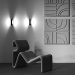 Trame - Black Geometric LED Wall Lamp Trame - Black Geometric LED Wall Lamp
