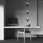 Trame - Black Geometric LED Wall Lamp Trame - Black Geometric LED Wall Lamp