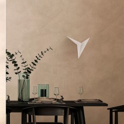 Trame - White Geometric LED Wall Lamp