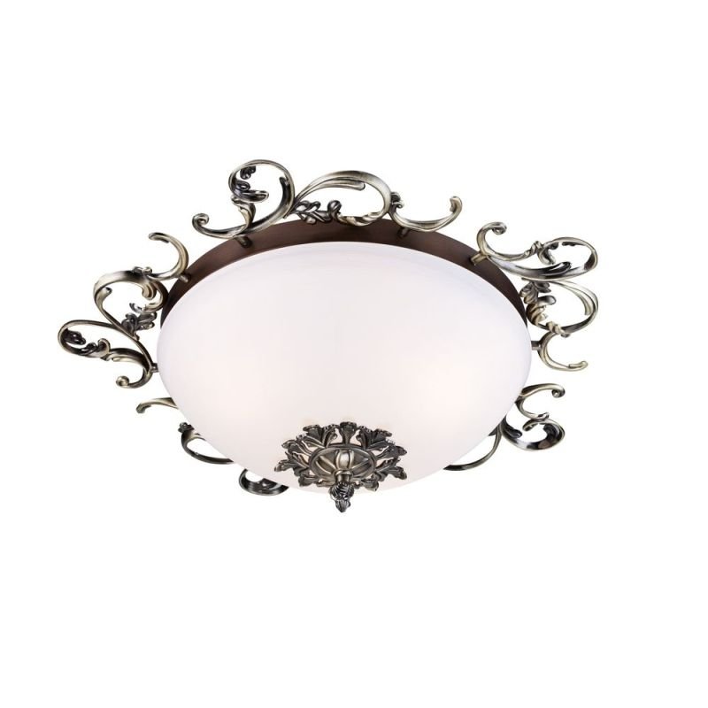 Ceiling Lights - Speria - Small Frosted Glass Ceiling Light -Bronze Maytoni-C900-CL-03-R - Speria - Small Frosted Glass Ceiling Light -Bronze