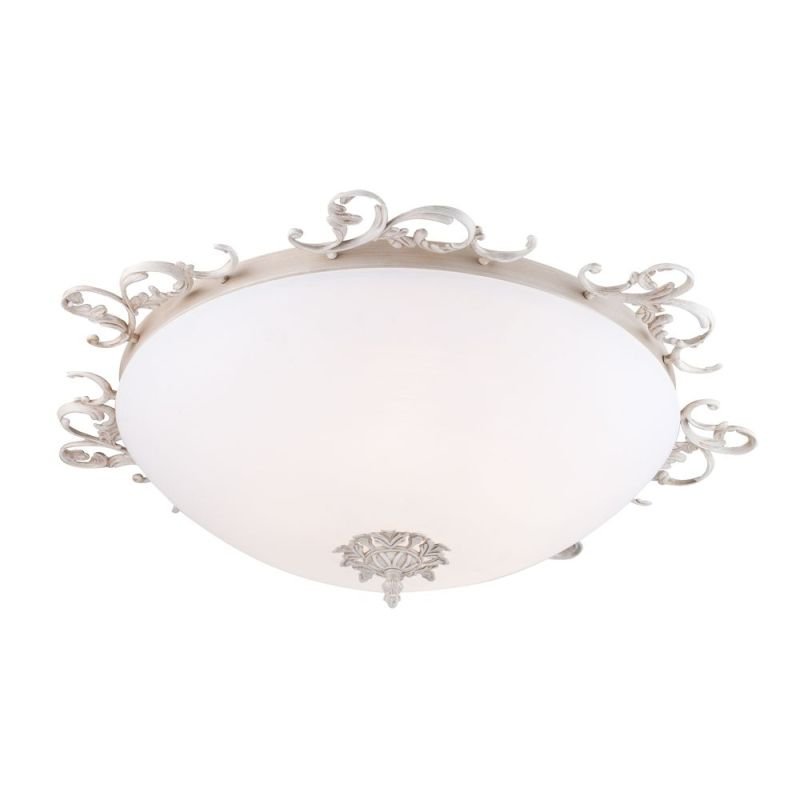 Ceiling Lights - Speria - Big Frosted Glass Ceiling Light -Cream Maytoni-C900-CL-05-W - Speria - Big Frosted Glass Ceiling Light -Cream