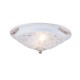 Ceiling Lights - Diametrik - Small Pattern Frosted Glass Flush -White gold Maytoni-C907-CL-02-W - Diametrik - Small Pattern Frosted Glass Flush -White gold