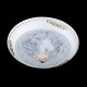Ceiling Lights - Diametrik - Small Pattern Frosted Glass Flush -White gold Maytoni-C907-CL-02-W - Diametrik - Small Pattern Frosted Glass Flush -White gold