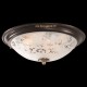 Ceiling Lights - Diametrik - Medium Pattern Frosted Glass Flush -Dark Bronze Maytoni-C907-CL-03-R - Diametrik - Medium Pattern Frosted Glass Flush -Dark Bronze