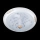 Ceiling Lights - Diametrik - Medium Pattern Frosted Glass Flush -White gold Maytoni-C907-CL-03-W - Diametrik - Medium Pattern Frosted Glass Flush -White gold
