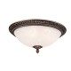 Ceiling Lights - Pascal - Small Pattern Frosted Glass Ceiling Lamp -Bronze Maytoni-C908-CL-03-R - Pascal - Small Pattern Frosted Glass Ceiling Lamp -Bronze