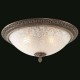 Ceiling Lights - Pascal - Small Pattern Frosted Glass Ceiling Lamp -Bronze Maytoni-C908-CL-03-R - Pascal - Small Pattern Frosted Glass Ceiling Lamp -Bronze