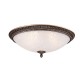 Ceiling Lights - Pascal - Big Pattern Frosted Glass Ceiling Lamp -Bronze Maytoni-C908-CL-04-R - Pascal - Big Pattern Frosted Glass Ceiling Lamp -Bronze