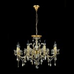 Sevilla - Gold 8 Light Chandelier with Crystal Sevilla - Gold 8 Light Chandelier with Crystal