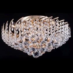 Karolina - Gold 6 Light Ceiling Lamp with Crystal