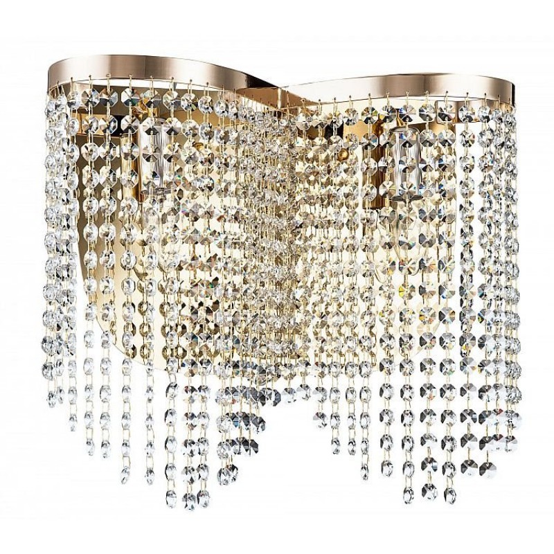 Crystal & Acrylic - Toils - Crystal 2 Light Wall Lamp -Gold Maytoni-DIA600-02-G - Toils - Crystal 2 Light Wall Lamp -Gold