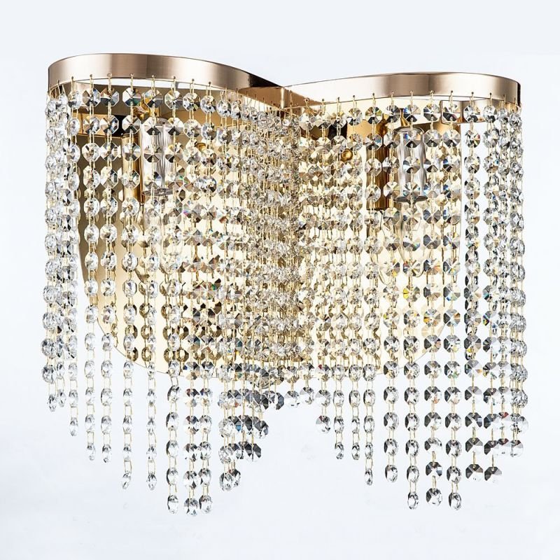 Crystal & Acrylic - Toils - Crystal 2 Light Wall Lamp -Gold Maytoni-DIA600-02-G - Toils - Crystal 2 Light Wall Lamp -Gold