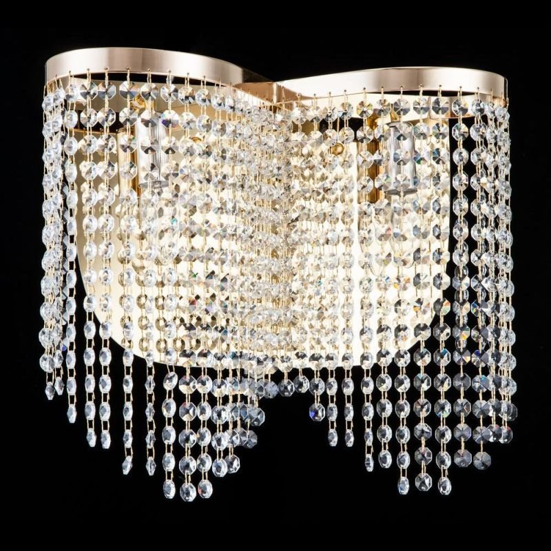 Crystal & Acrylic - Toils - Crystal 2 Light Wall Lamp -Gold Maytoni-DIA600-02-G - Toils - Crystal 2 Light Wall Lamp -Gold