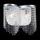 Crystal & Acrylic - Toils - Crystal 2 Light Wall Lamp -Nickel Maytoni-DIA600-02-N - Toils - Crystal 2 Light Wall Lamp -Nickel