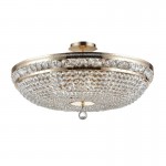 Ottilia - Gold Ceiling Lamp with Crystal ∅ 65 cm