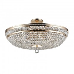 Ottilia - Gold Ceiling Lamp with Crystal ∅ 65 cm Ottilia - Gold Ceiling Lamp with Crystal ∅ 65 cm