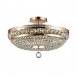 Ottilia - Gold Ceiling Lamp with Crystal ∅ 43.5 cm