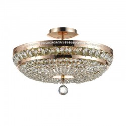 Ottilia - Gold Ceiling Lamp with Crystal ∅ 43.5 cm Ottilia - Gold Ceiling Lamp with Crystal ∅ 43.5 cm