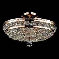 Ottilia - Gold Ceiling Lamp with Crystal ∅ 43.5 cm Ottilia - Gold Ceiling Lamp with Crystal ∅ 43.5 cm