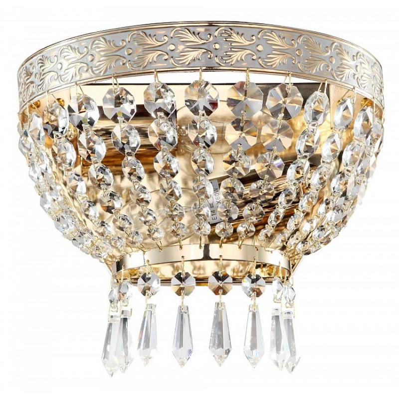 Crystal & Acrylic - Bella - Crystal Wall lamp -White gold Maytoni-DIA750-WB01-WG - Bella - Crystal Wall lamp -White gold