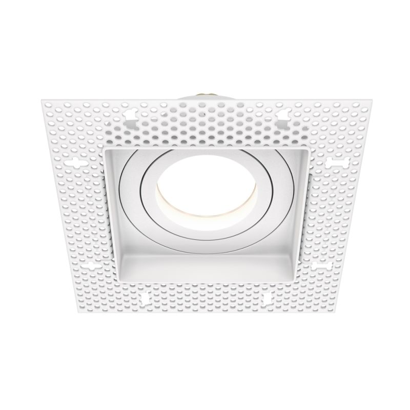 Maytoni-DL003-01-W - Atom - Adjustable White Plaster-in Recessed Downlight