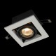 Spot & Downlights - Metal Modern - White Square Single Recessed Light Maytoni-DL008-2-01-W - Metal Modern - White Square Single Recessed Light