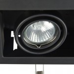 Metal Modern - Black 2 Light Recessed Light