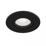 Atom - Adjustable Matt Black Recessed Downlight Ø 9.2 cm