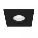 Atom - Adjustable Matt Black Recessed Downlight 9.2 cm