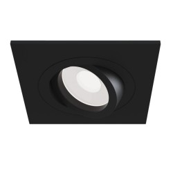 Atom - Adjustable Matt Black Recessed Downlight 9.2 cm