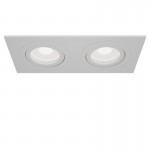Atom - Adjustable White 2 Light Recessed Downlight  Atom - Adjustable White 2 Light Recessed Downlight